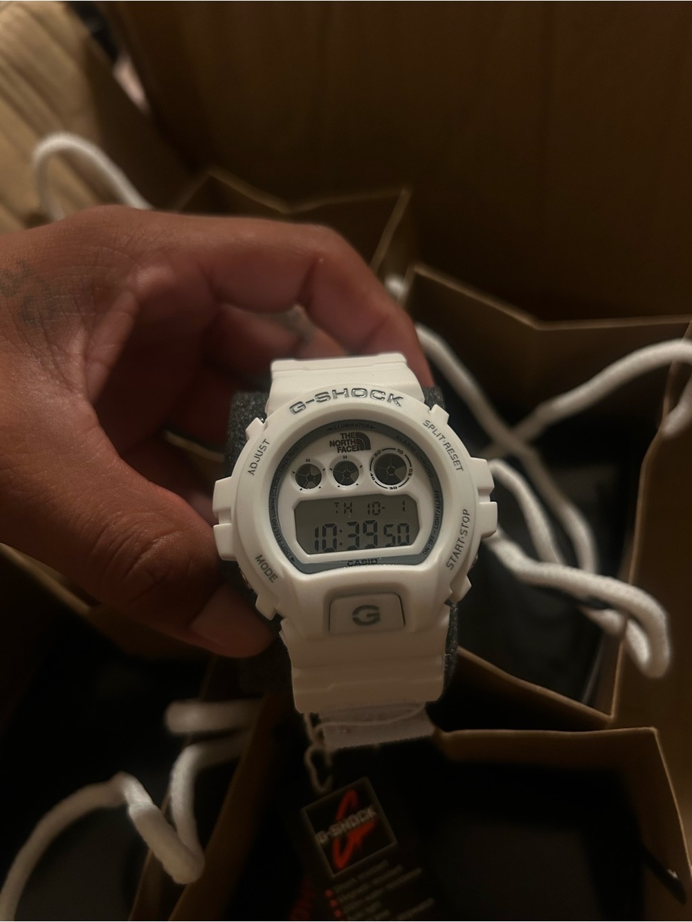 The North Face White Digital Sports Watch